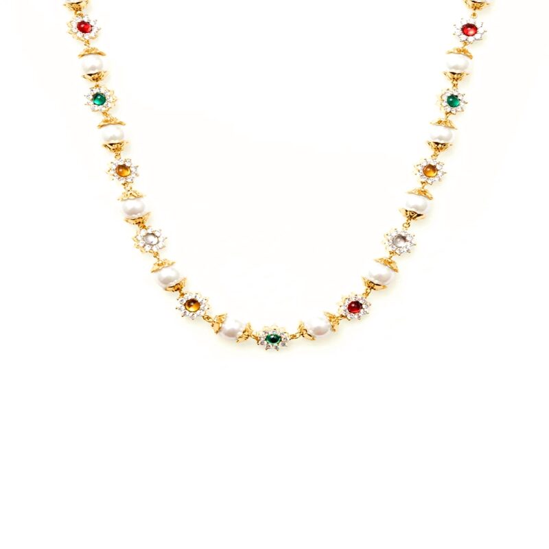 Daisy Pearl Necklace