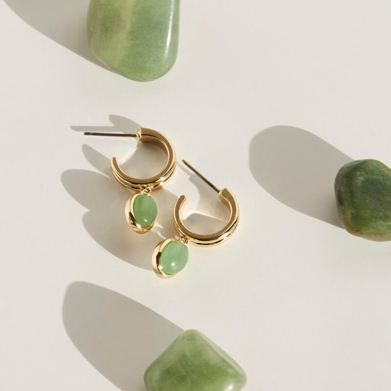 Green Aventurine Earrings