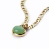 Natural Green Jade Pendant Necklace