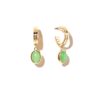 Solitaire Pendant Charm Earring