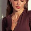 Spiritual Gift Fortunate Stone Jewelry Energy Stone Necklace Earring Set