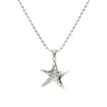 Starfish Necklace in Silver