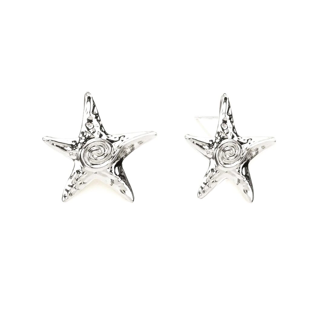Starfish Stud Earrings Summer seaside adventures jewelry