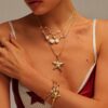 The Mellow Necklace in Gold Hot Summer Pearl Necklace