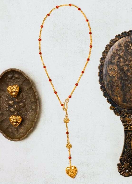 Twinkle Body Chain with Red Energy Stone