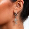 everette cross earrings gothic Y2K jewelry