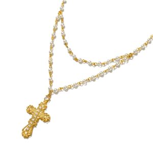 everette cross necklace gothic jewelry
