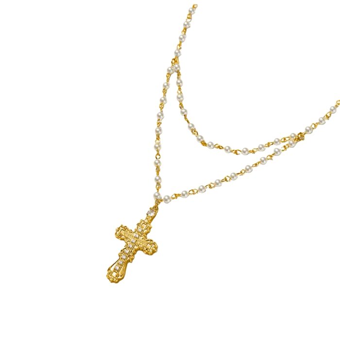 Daisy Pearl Necklace