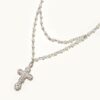 everette cross necklace royalty gothic rebellion Y2K Body Chain Jewelry