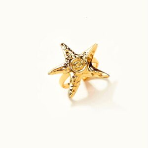 gold starfish ring romantic twinkle jewelry collections