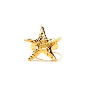 gold starfish ring twinkle romantic jewelry