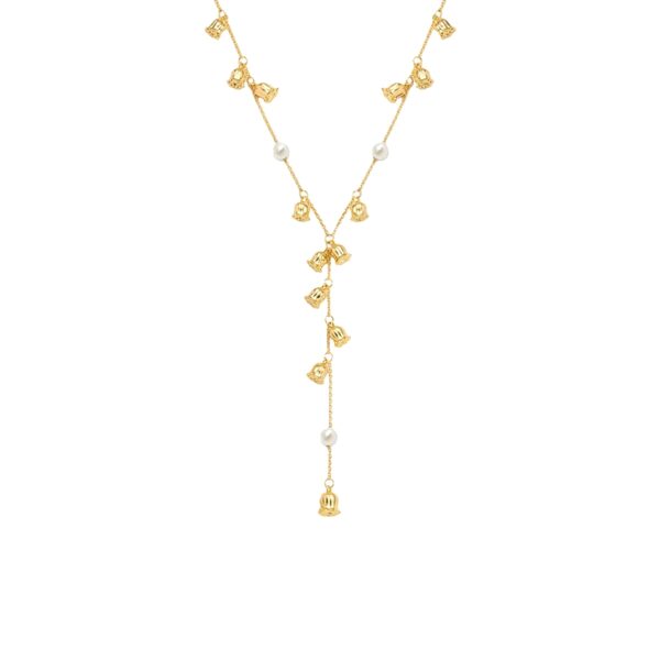 lily-pearl-lariat-necklace-18k-gold-plated Lily Pearl Lariat Necklace in 18K gold plated brass