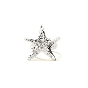 silver starfish ring twinkle romantic jewelry