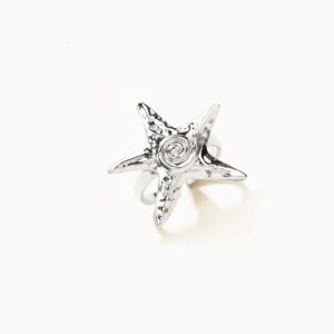 silver starfish ring twinkle romantic jewelry set