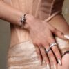 starfish bangle in silver summer ocean series bracelets jewelry