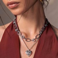 Everette Cross Necklace in Gold