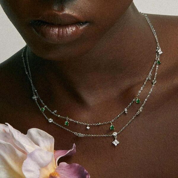 Crystal Raindrop Necklace