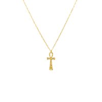 layering ankh necklace idea with a gold ankh necklace aesthetic—also a gift ankh necklace for her