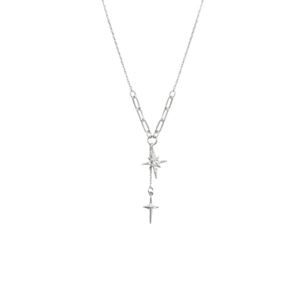 minimalist star necklace silver that layers well—layering star necklace for everyday outfits