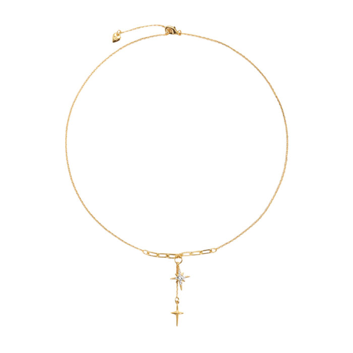 Belted Heart Charm Necklace