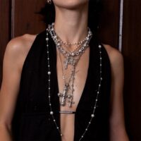 Silver Everette Cross Jewelry Set