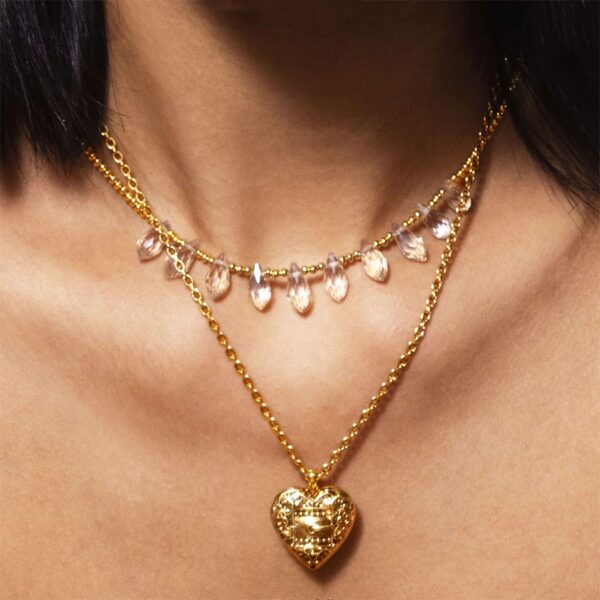 Crystal Raindrop Necklace