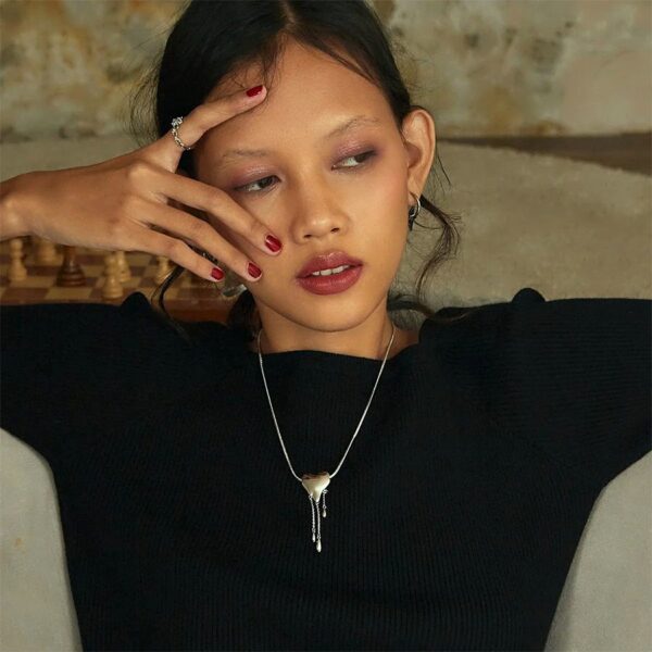 Urban Glam Golden Necklace Set